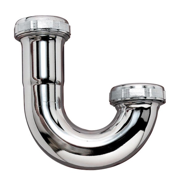 Sticky Situation Ace 1.25 x 1.25 in. Dia. Slip To Slip Chrome Plated Brass J Bend ST2738448 - main
